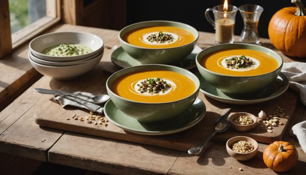 Soupes veloutées et entrées fraîches de saison faciles